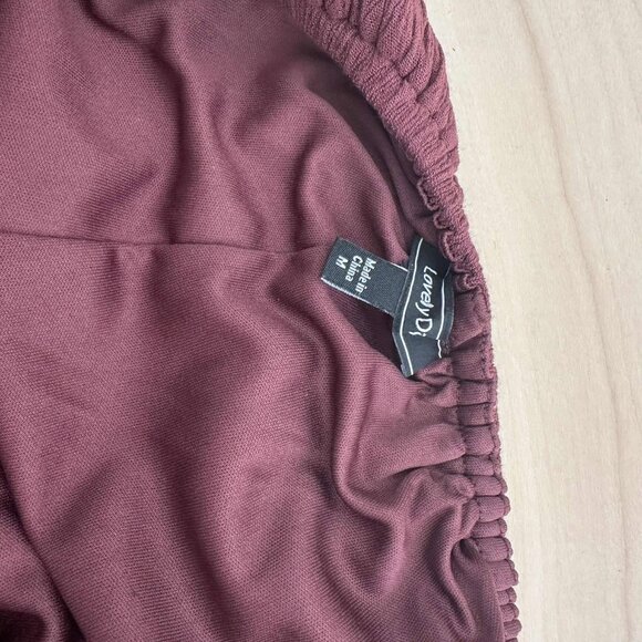 Burgundy Strappy Dress - Picture 3 of 3